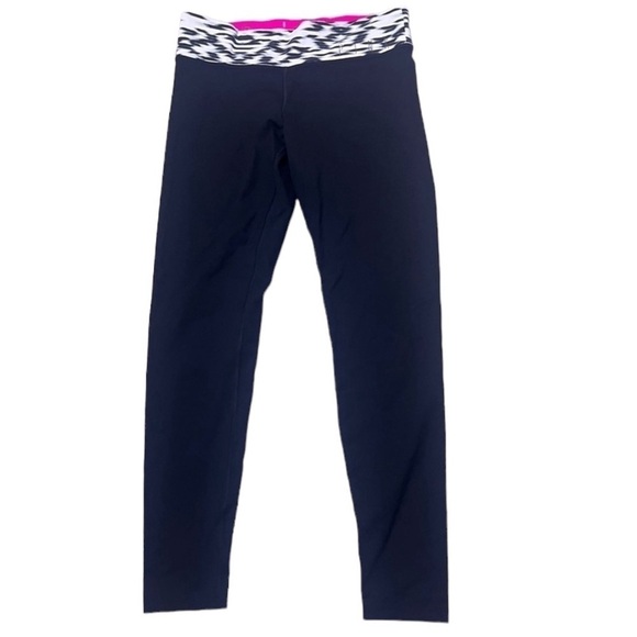Pink by Victoria’s Secret leggings black white pink small - Picture 1 of 8